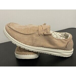 Hey Dude Women’s Wendy Sparkling Rose Gold Shoes Size 10